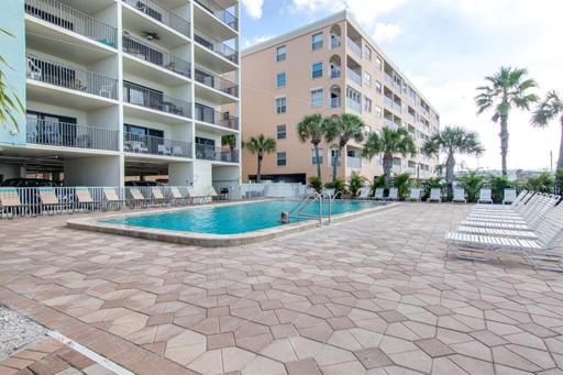 Heated beachfront pool