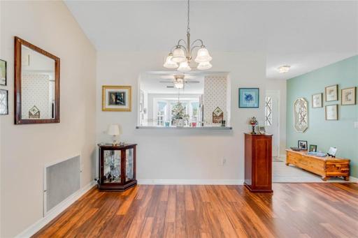 Dining room area