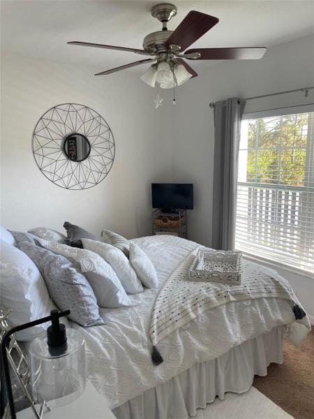 Furnished front bedroom