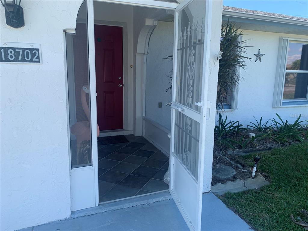 Door to breezeway 
