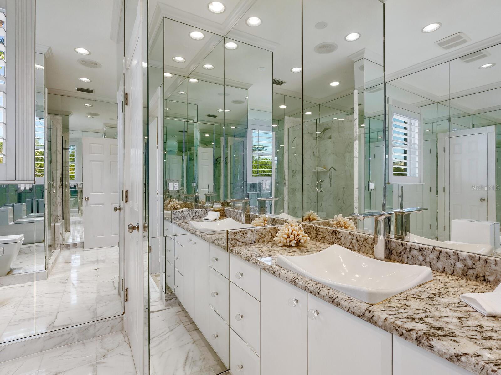 One of "two" Owners Suite bathrooms