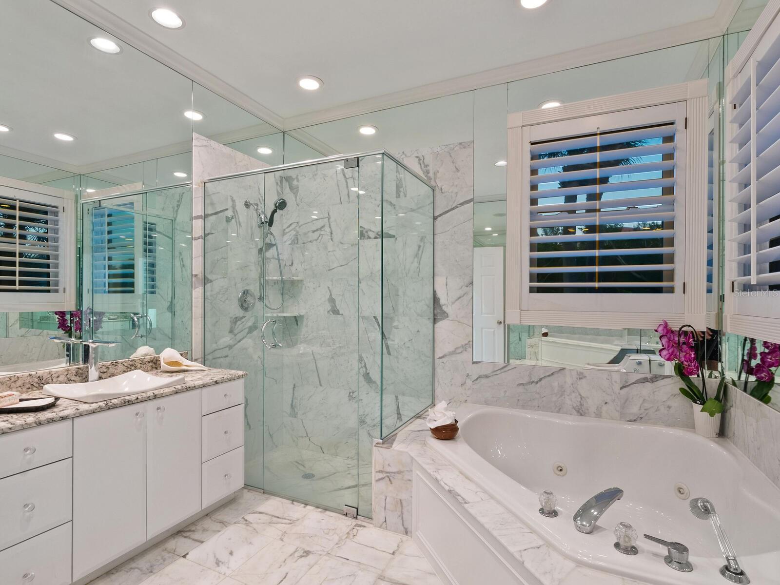 Dual owners suite bathrooms