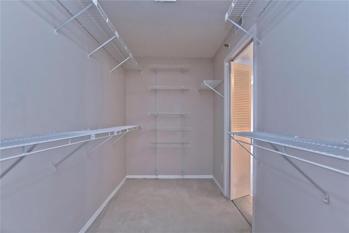 Main bedroom closet