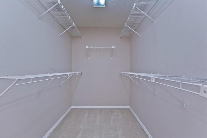 Main bedroom closet