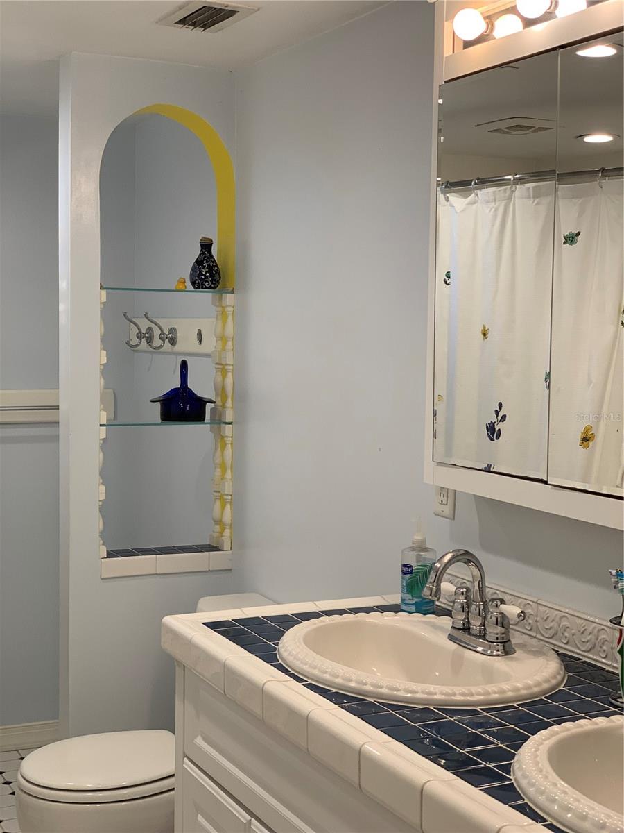 Half bath off of laundry room