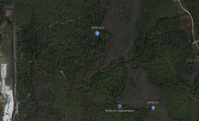 Satellite view for terrain and approximate location