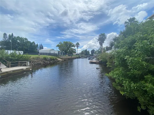 LOOKING WEST OFF THE SALT WATER CANAL.