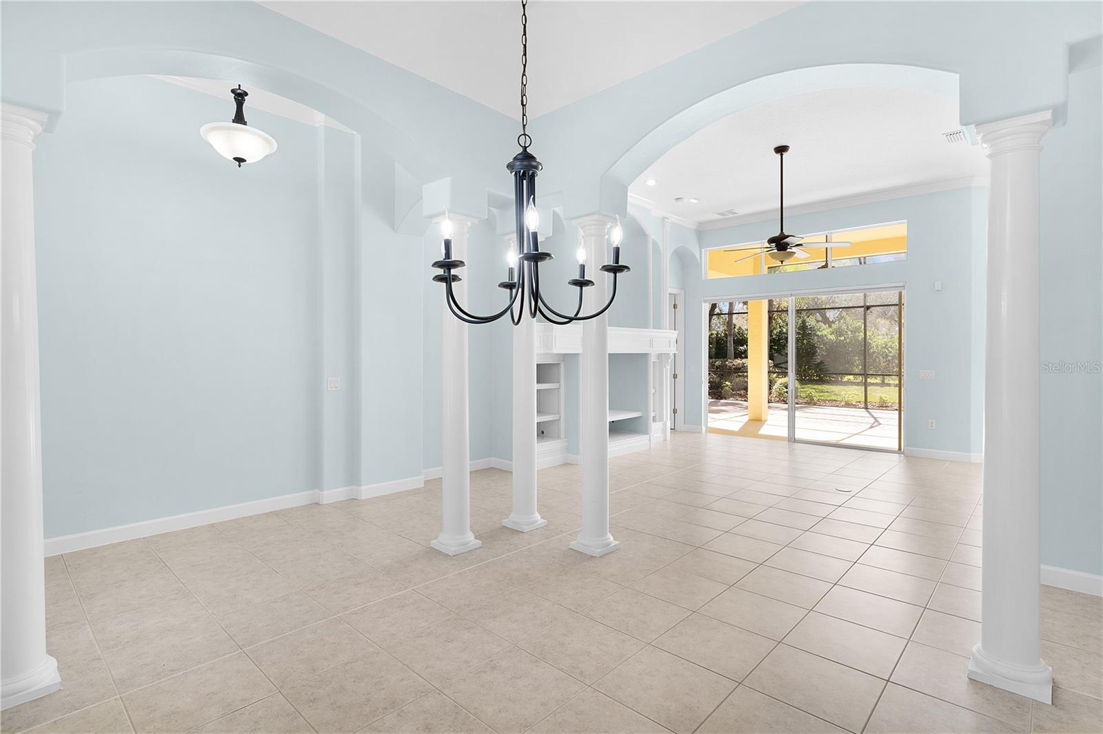 Very Open Floor Plan. Lots of Natural Light Flowing into the Home