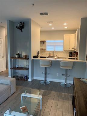 View of Kitchen from Living Room