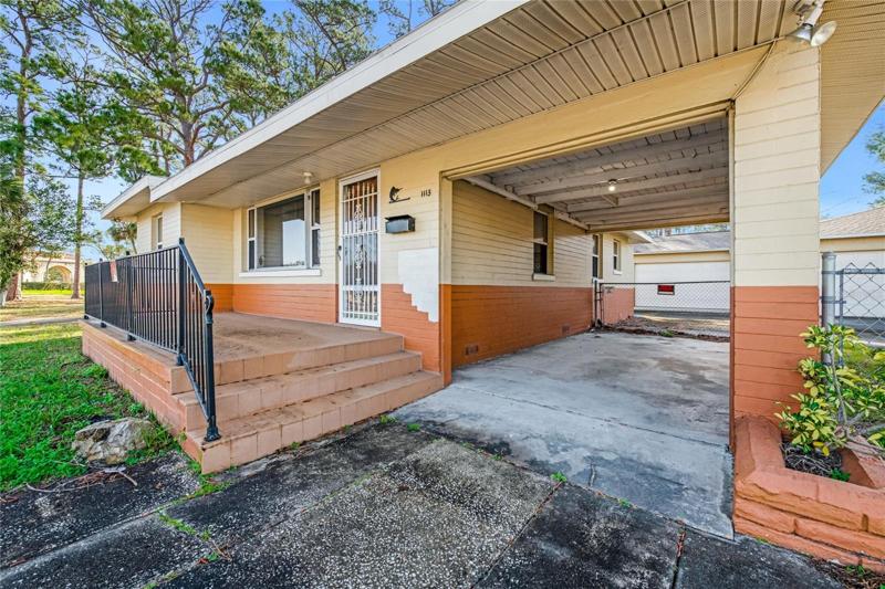 Attached Carport