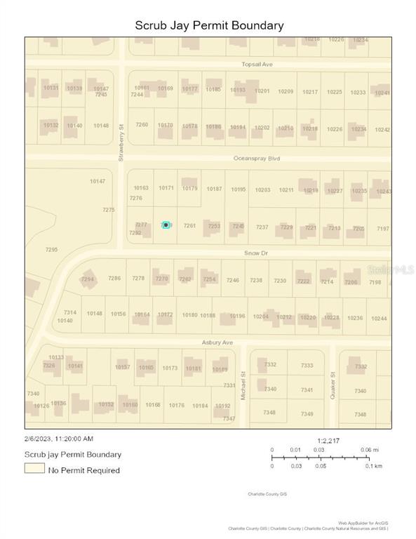 Scrub Jay Map