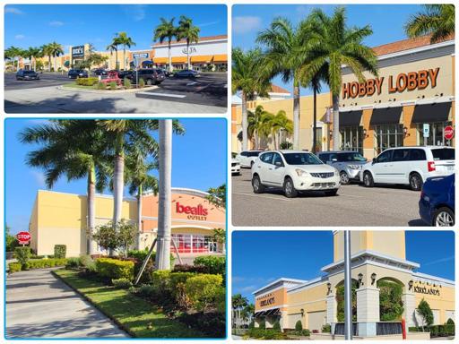 Beautiful shopping plazas close by