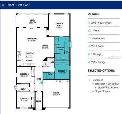 Talbot Floorplan