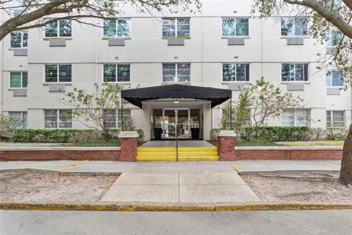 Secure building with Key fob entry.