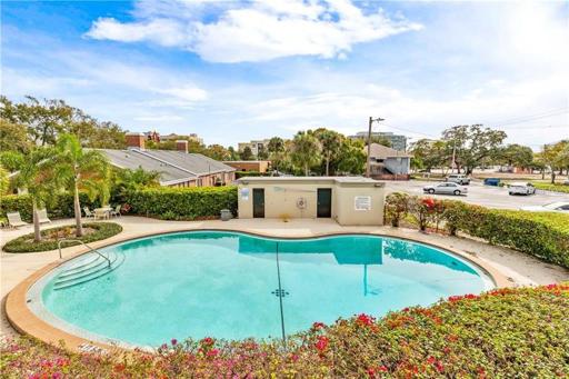 View of community pool.