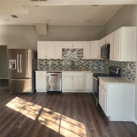 Kitchen with stainless appliances