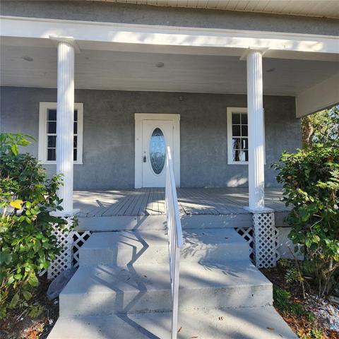 Front stairs to home