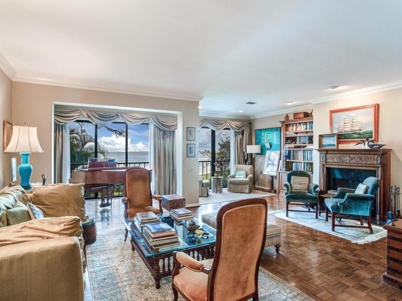 Bay view from living room