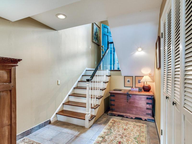 Stairway to first level