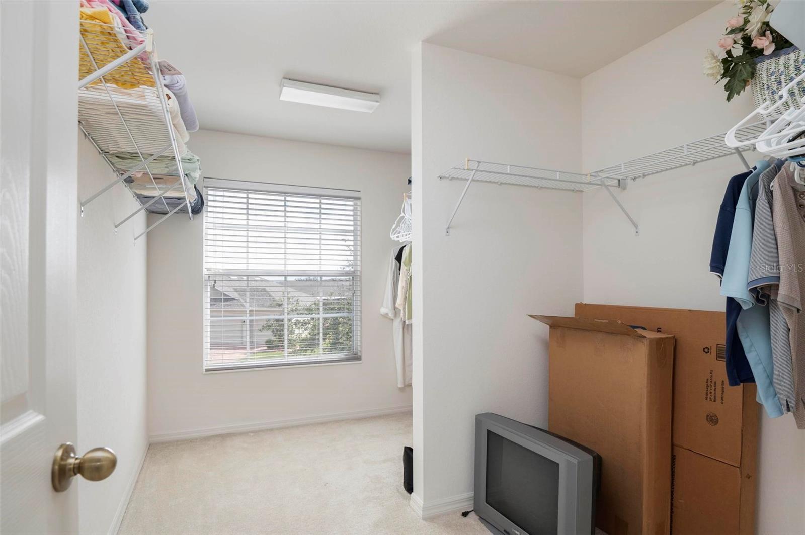 Master walk in closet