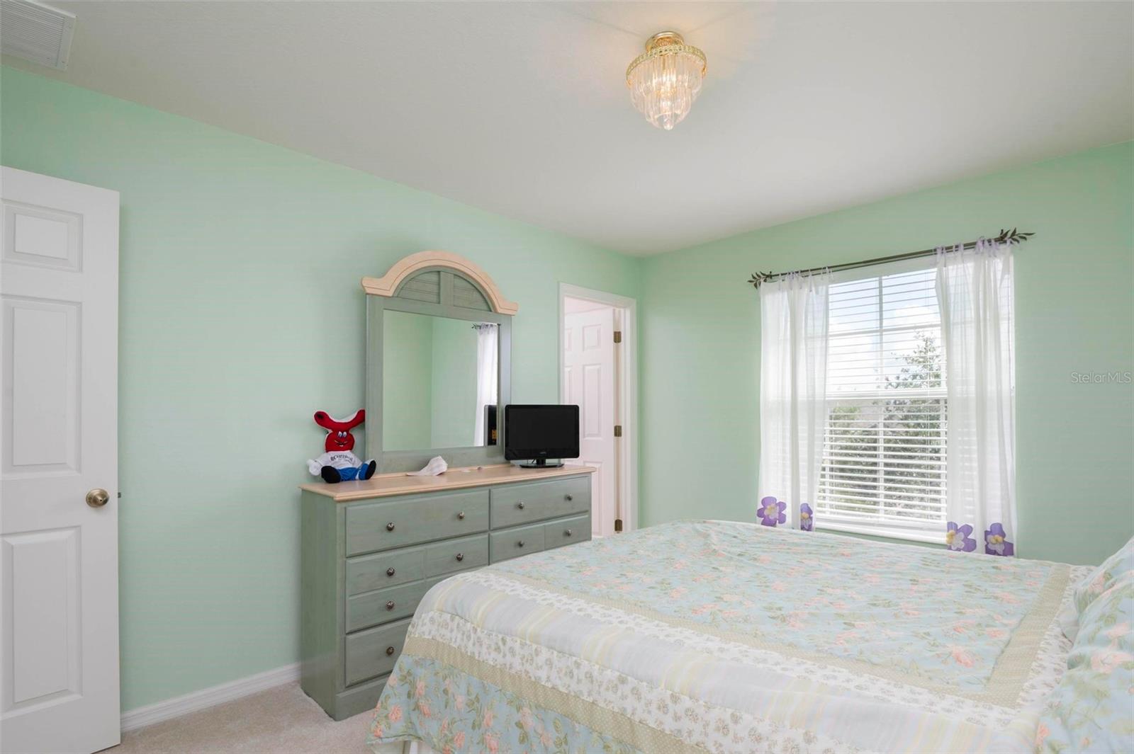 Bedroom #2 with large walk in closet