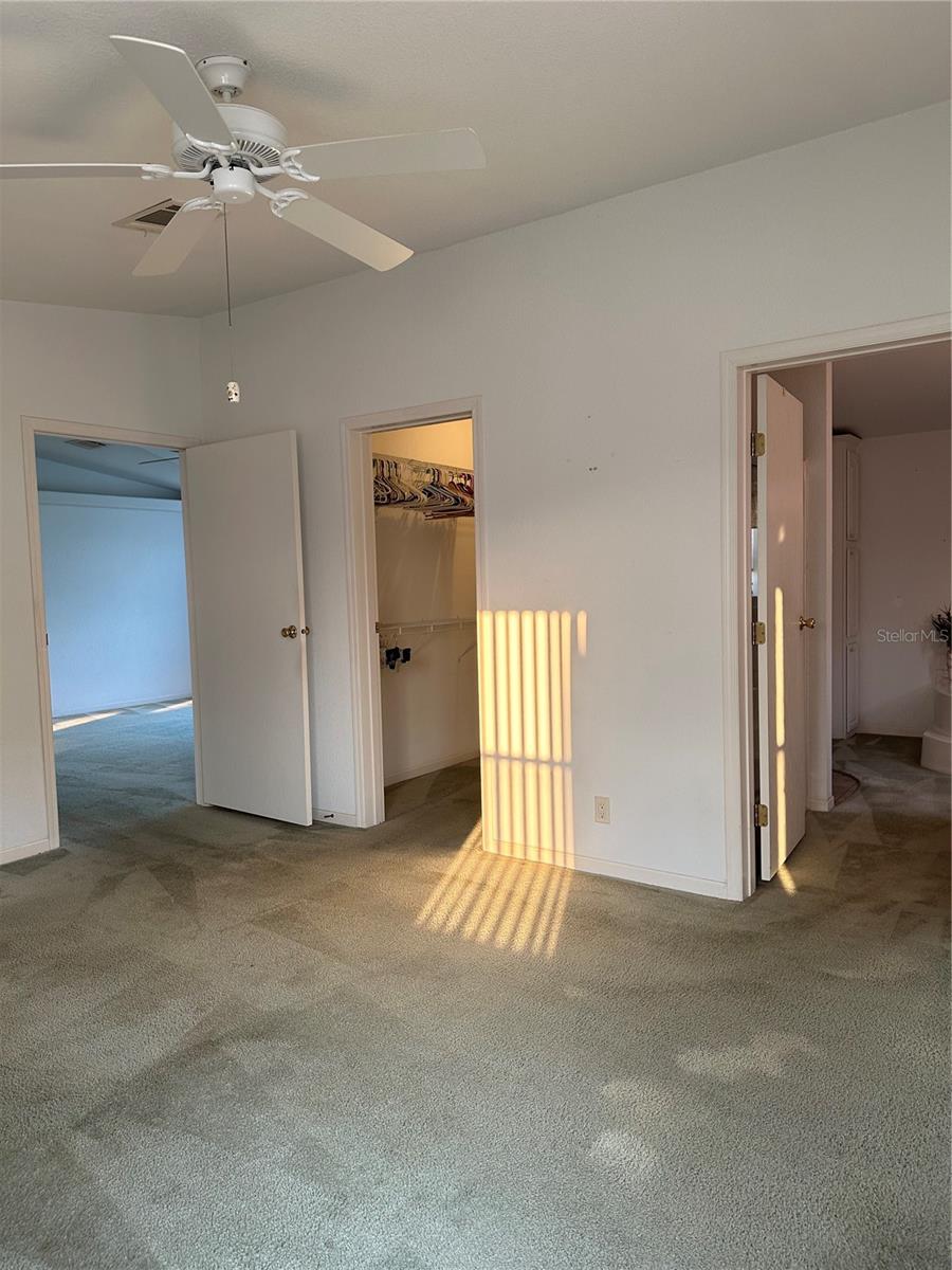 master bedroom going out to living area