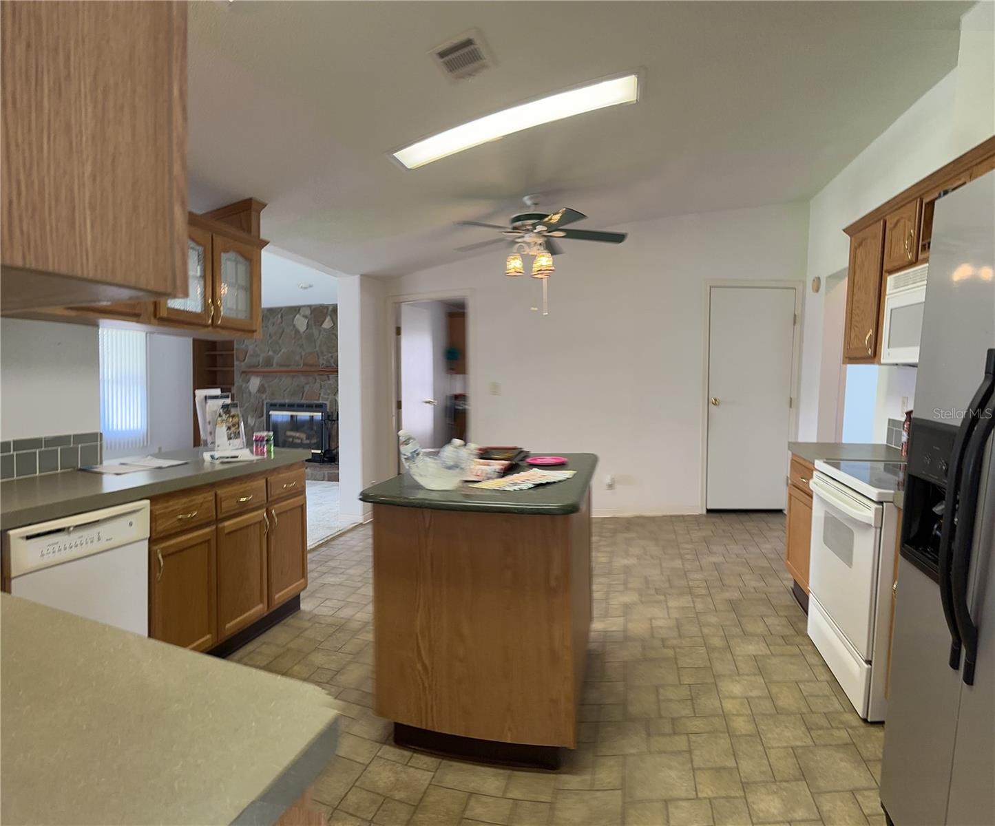 view from living/dining area