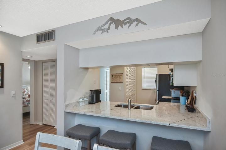 Master bedroom to master bathroom