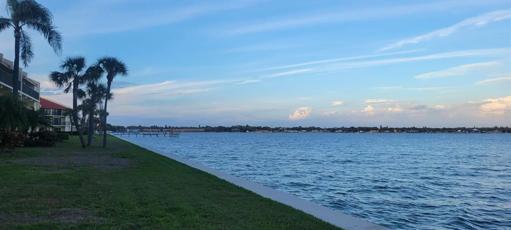 sea wall by the unit 