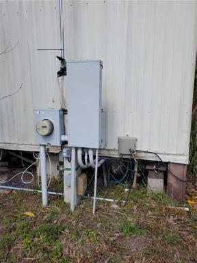 Electric Meter on property ready to hook up too!
