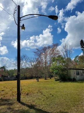 Private Light on property at entrance