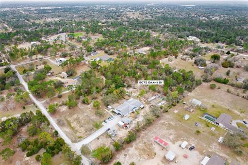 aerial view of property 4.7 acres