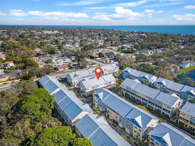 Birds eye view of Loggerhead.