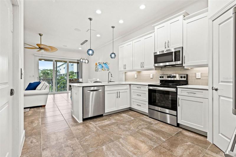Incredible quartz countertops in your kitchen.