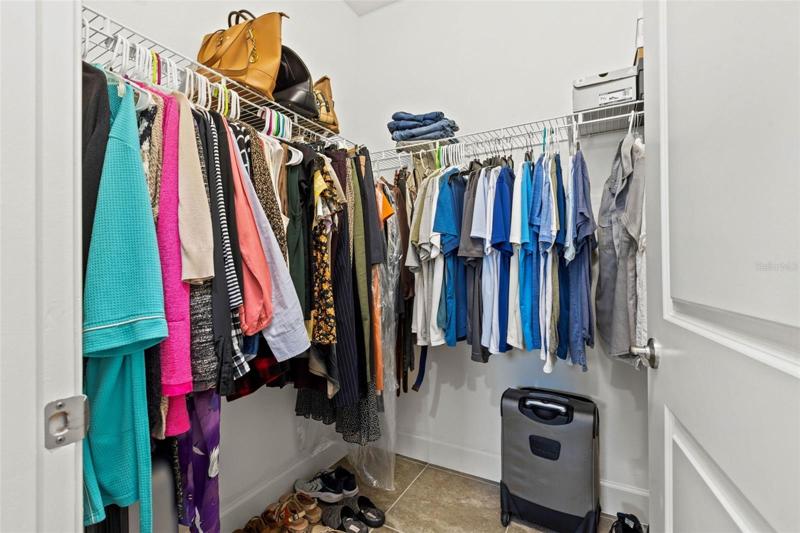 Master bedroom closet