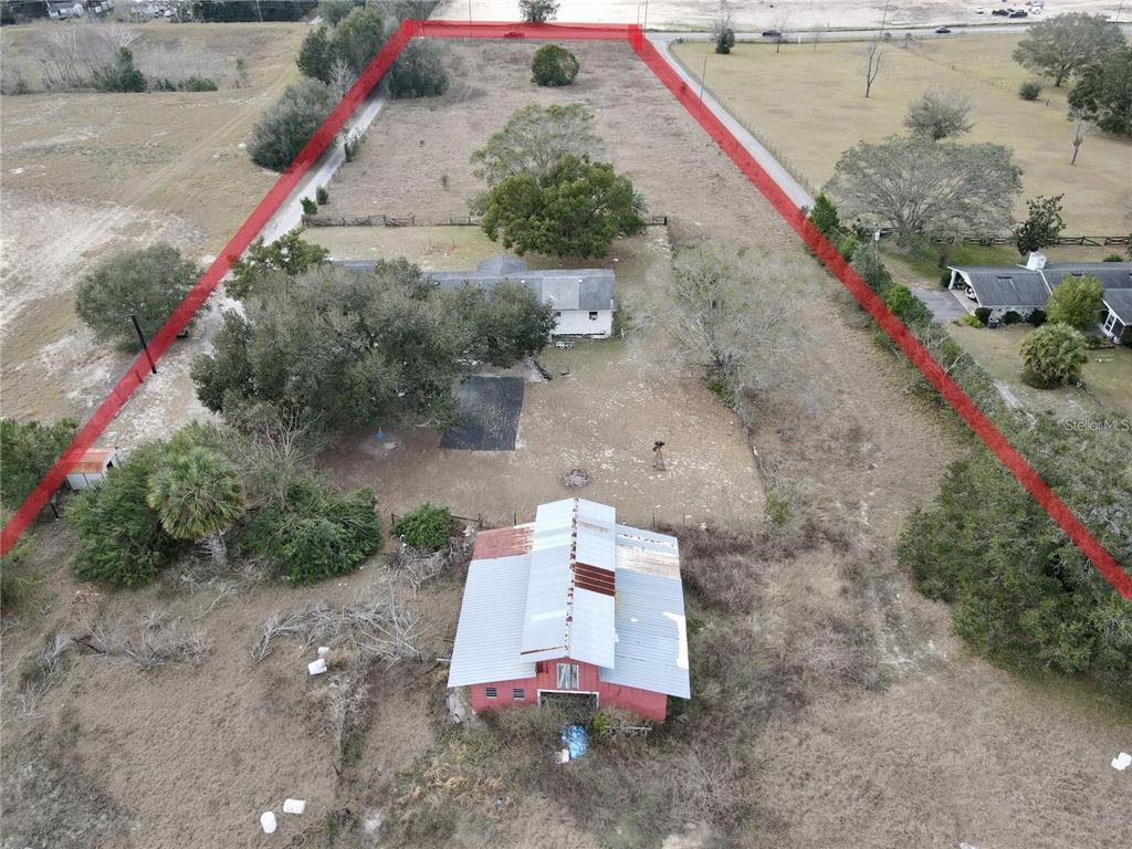 Property has 225.4 feet of road frontage on Plymouth Sorrento Road and is 936.7 feet deep.