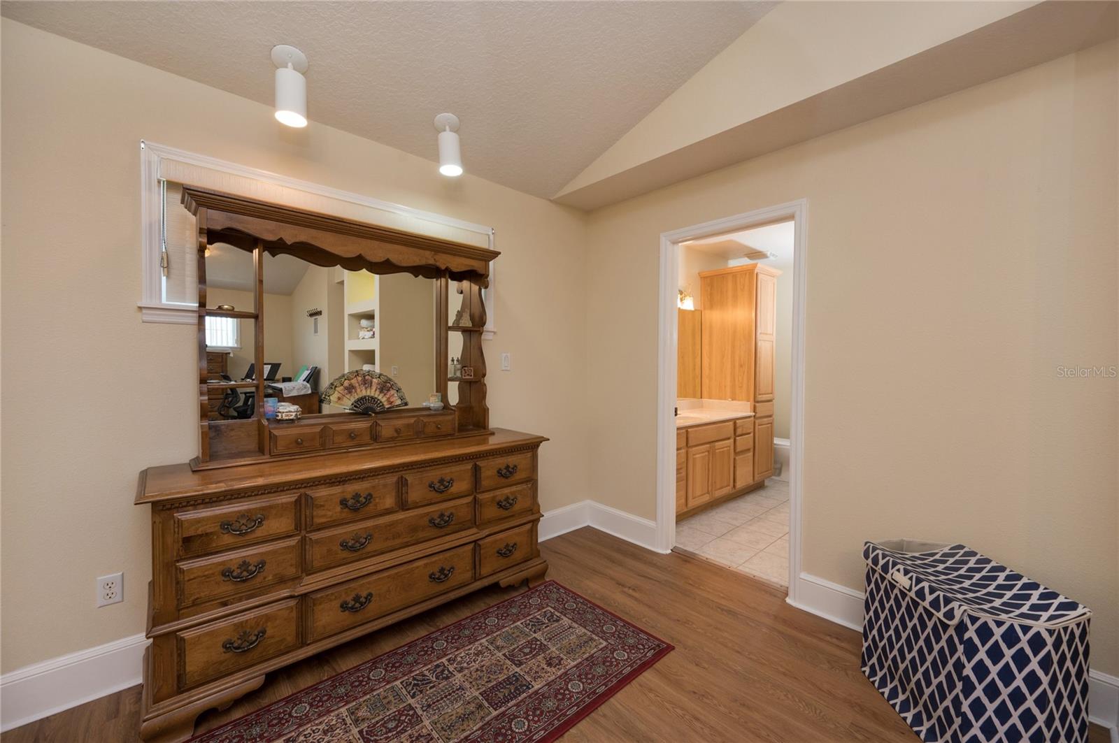Master bedroom on second floor.
