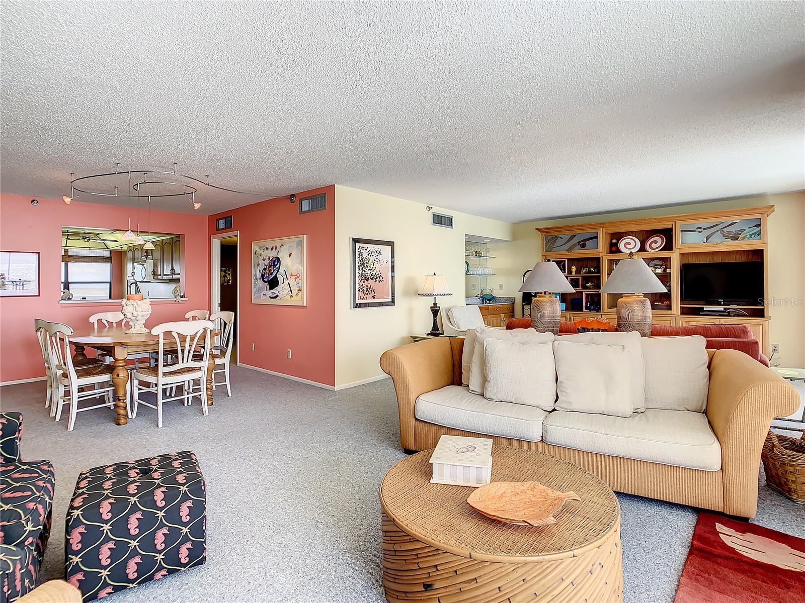 Dining, living room combo