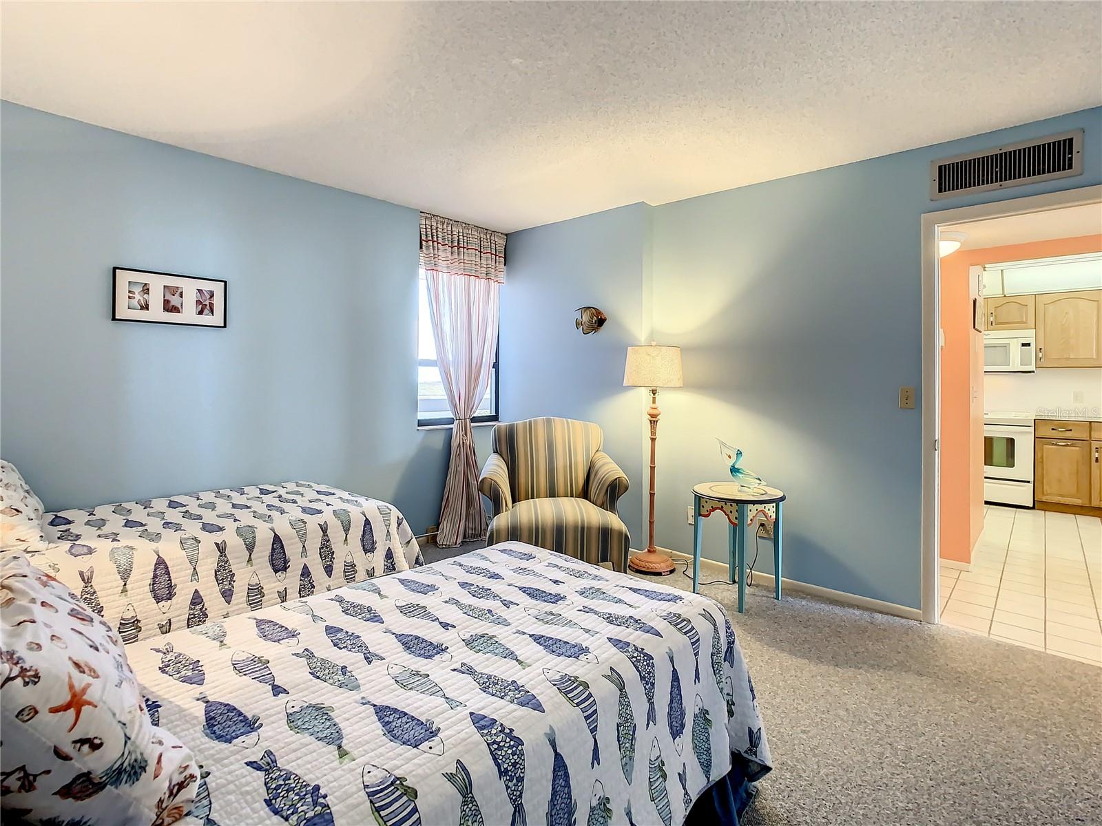 3rd bedroom, window view of Intracoastal