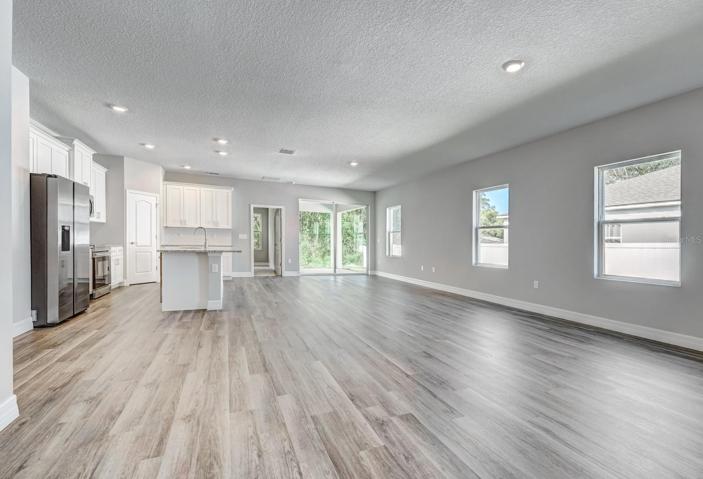 Open Floor Plan. Living 15X20.  Dining 12X10  Open Kitchen