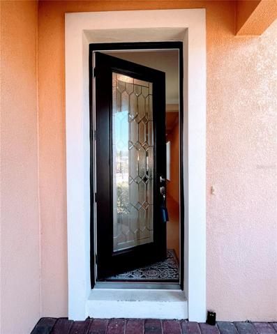 Leaded Glass Door Insert