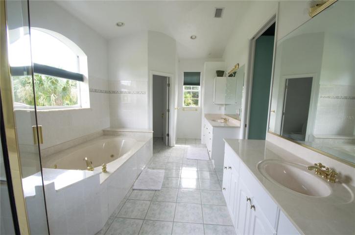 master bath dual sinks bidet