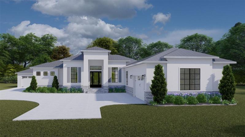 This is what the home would like like if you built it with the plans included.