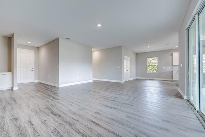 Front door, Great Room, Dining Area w/Pantry
