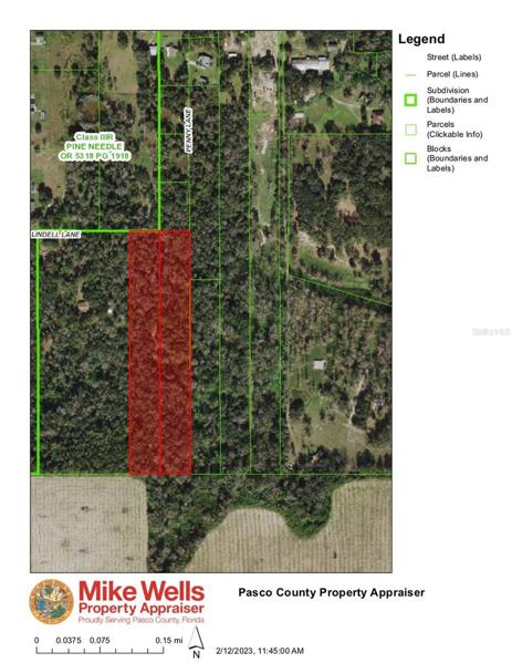Two side by side 5 acre parcels.