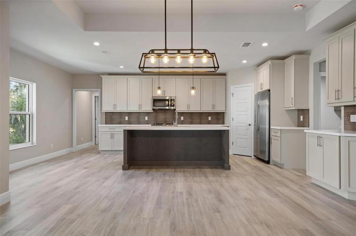 Open Concept Kitchen with Island