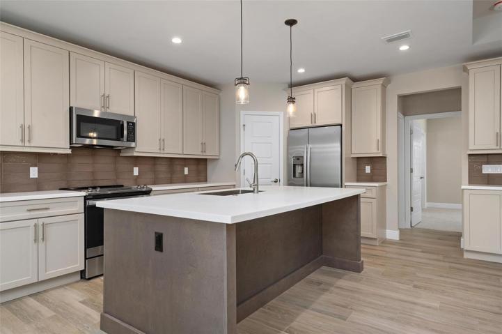 Open Concept Kitchen with Island