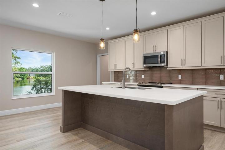 Open Concept Kitchen with Island