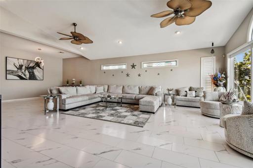 Enter the home into the Over-sized living room/dining room combo