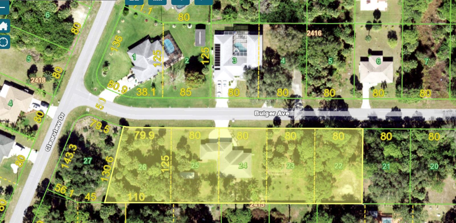 lot 24 +25 with house